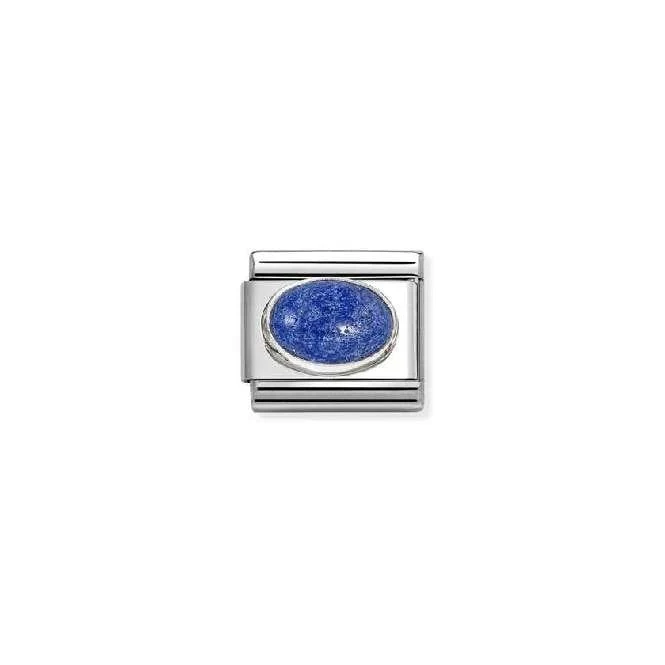 Classic Silver and Lapis Lazulli Sparkly & Stones Charms