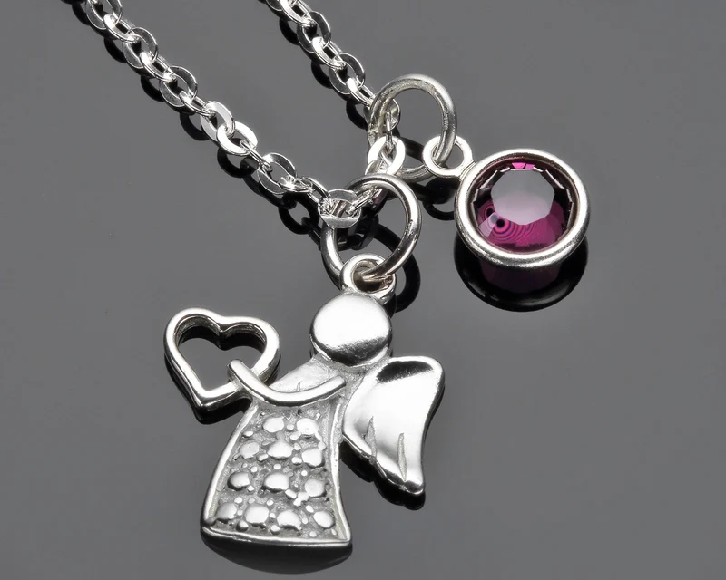 GESCHENK ZUR KOMMUNION MIT ENGEL, SCHMUCK SCHACHTEL