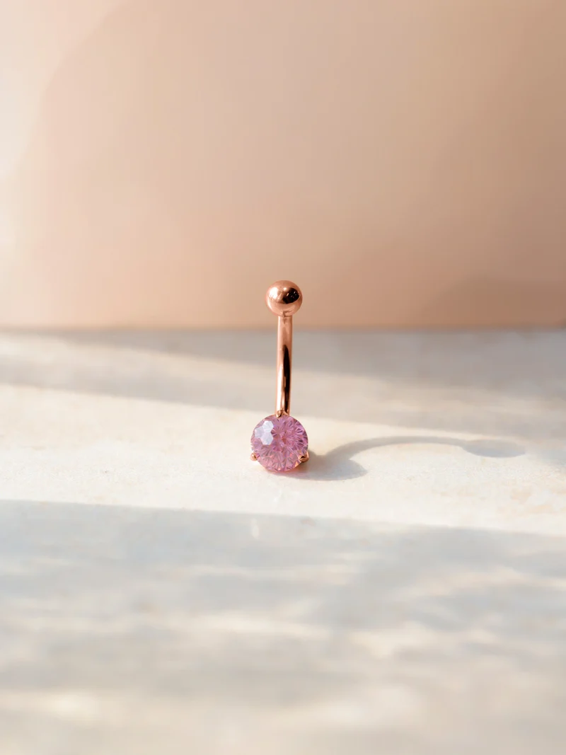 Ethereal Spark Pink Titan Bauchnabelpiercing