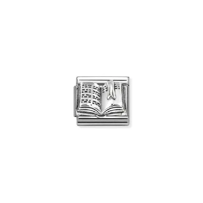 Classic Oxidised Silver Book Graduation Charms