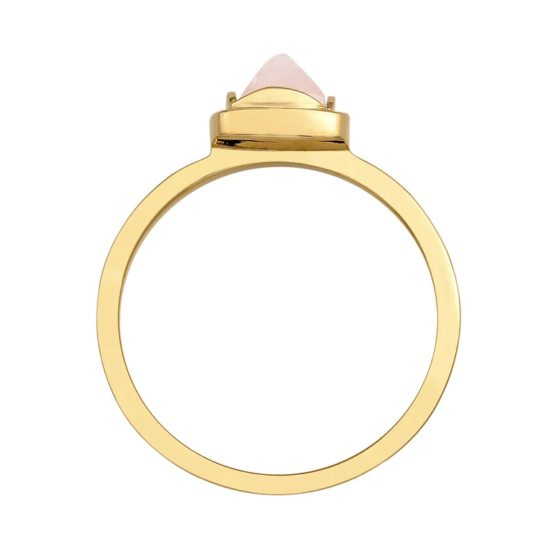 Ring Solitär | Quarz (Rosa)