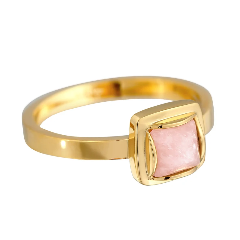 Ring Solitär | Quarz (Rosa)