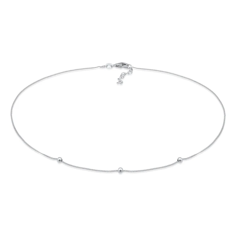 Choker Silberkugeln
