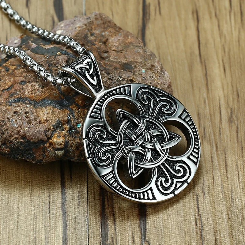 Vintage Konzentrische Knoten Halskette