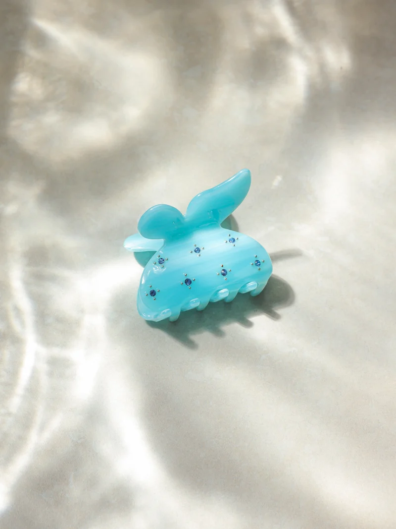 Gleam Butterfly Light Blue Haarklammer