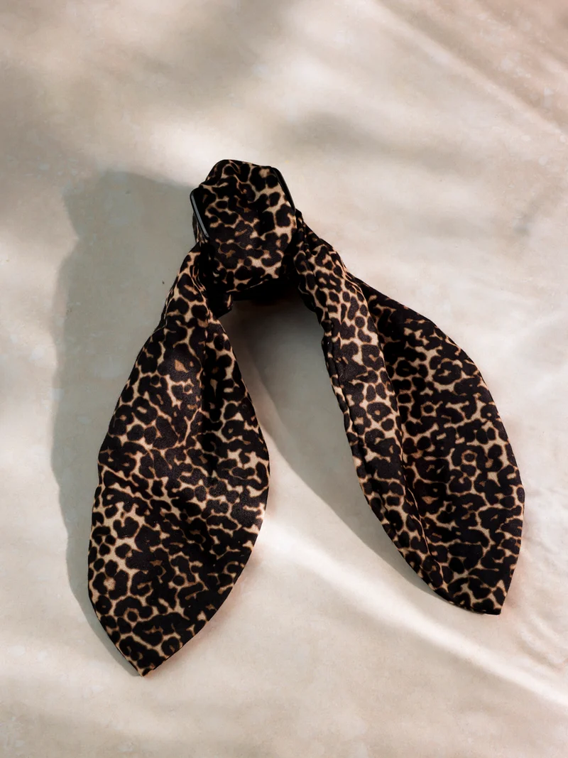Elegant Flow Leopard Haarklammer