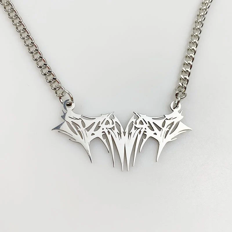 Vintage Silber Paar Halskette