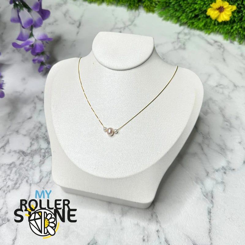 Tryo 925 Silber Zuchtperlenkette
