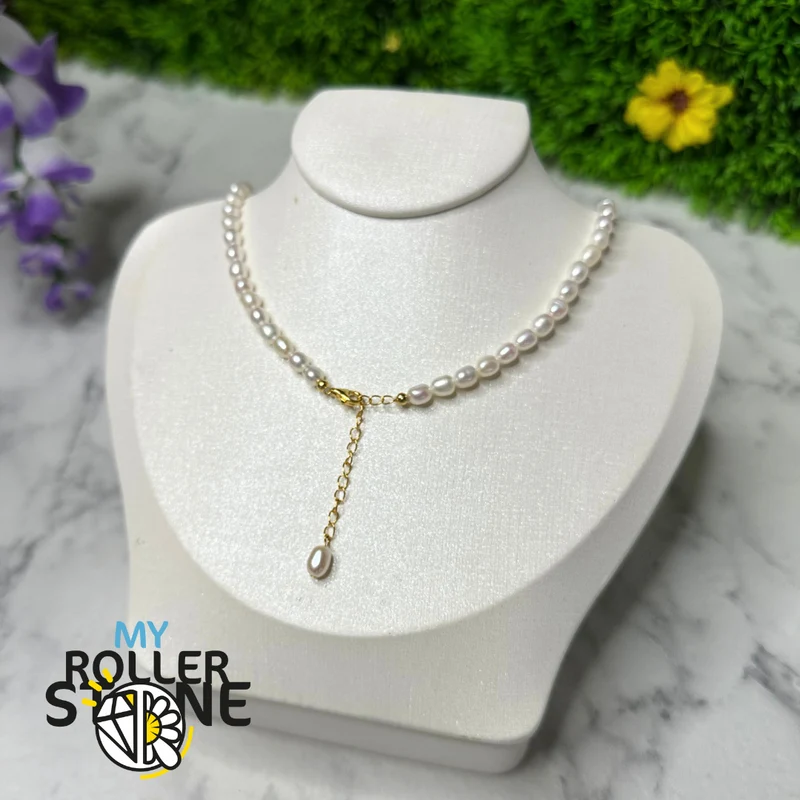 Olivia 925 Silber Zuchtperlenkette