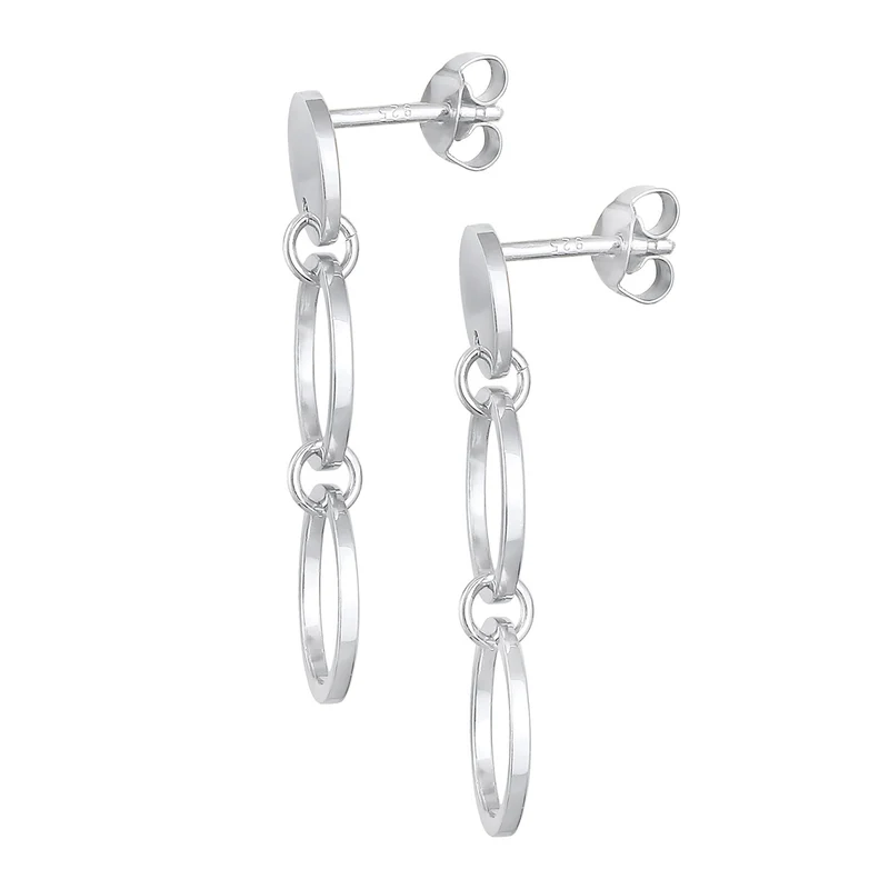 Ohrhänger Plättchen Ringe