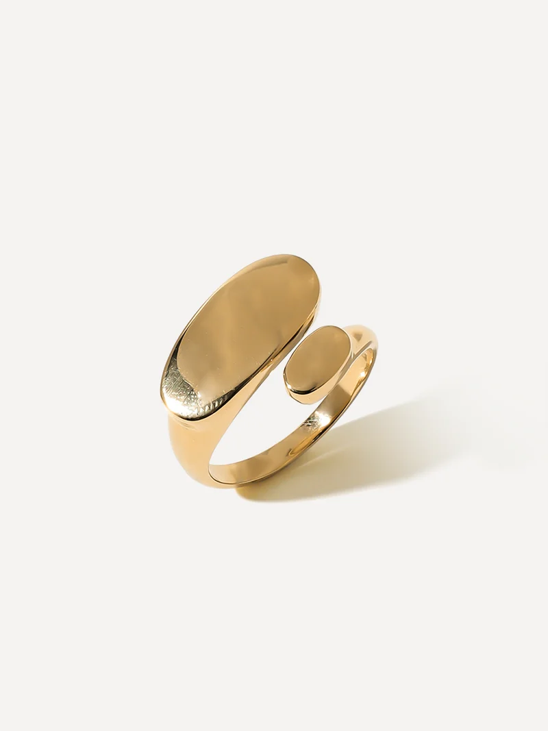 Oval Curve Ring
