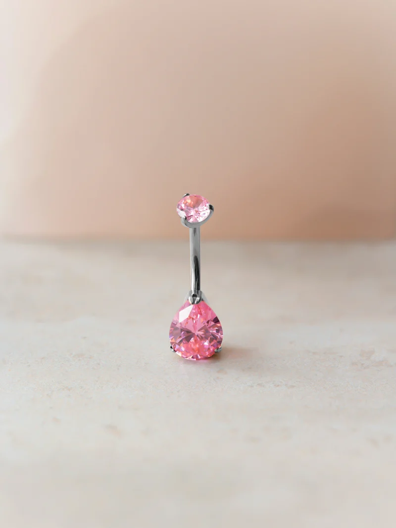 Dreamy Glow Pink Titan Bauchnabelpiercing