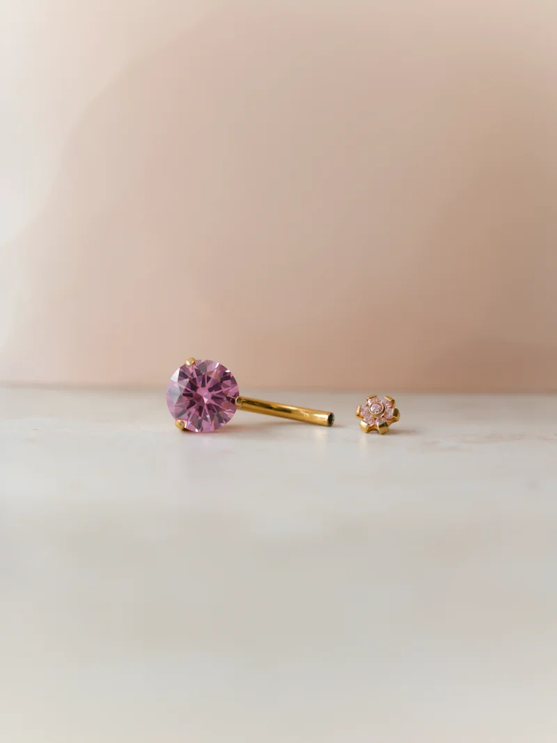 Whisper Petal Pink Titan Bauchnabelpiercing