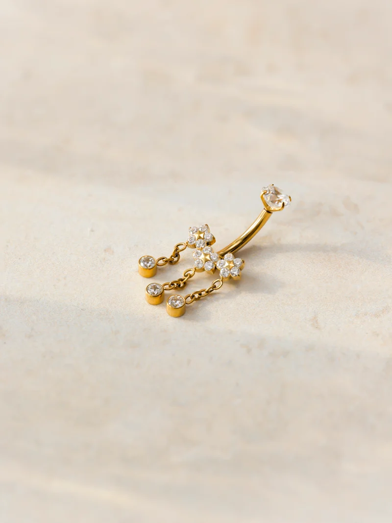 Blooming Glow Titan Bauchnabelpiercing
