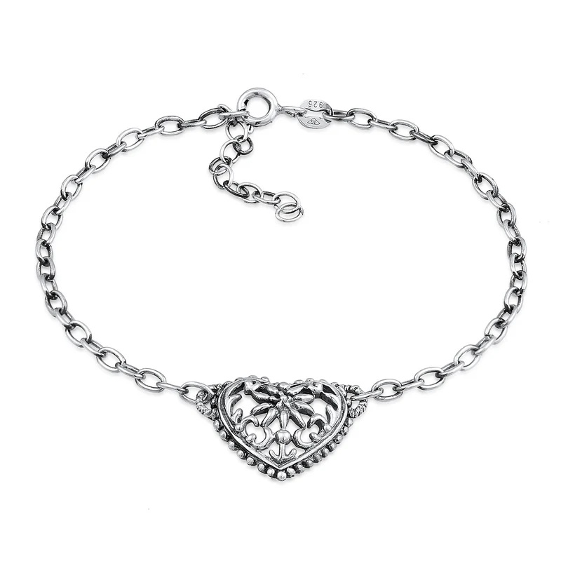 Armband Herz Edelweiss