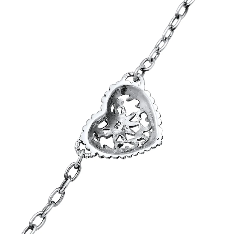 Armband Herz Edelweiss