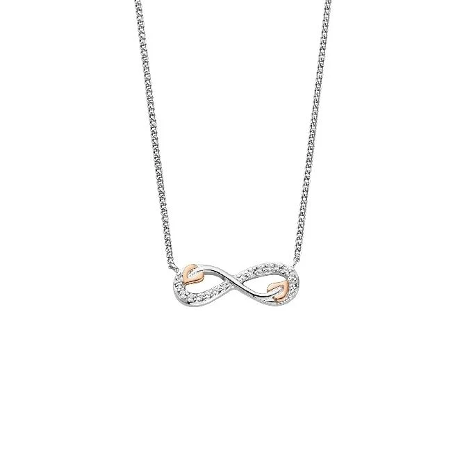 Tree of Life Silver Infinity Necklace