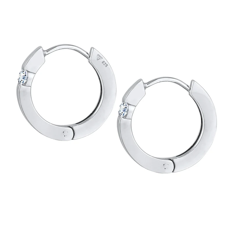 Creolen | Diamant (Weiß, 0.22 ct.)