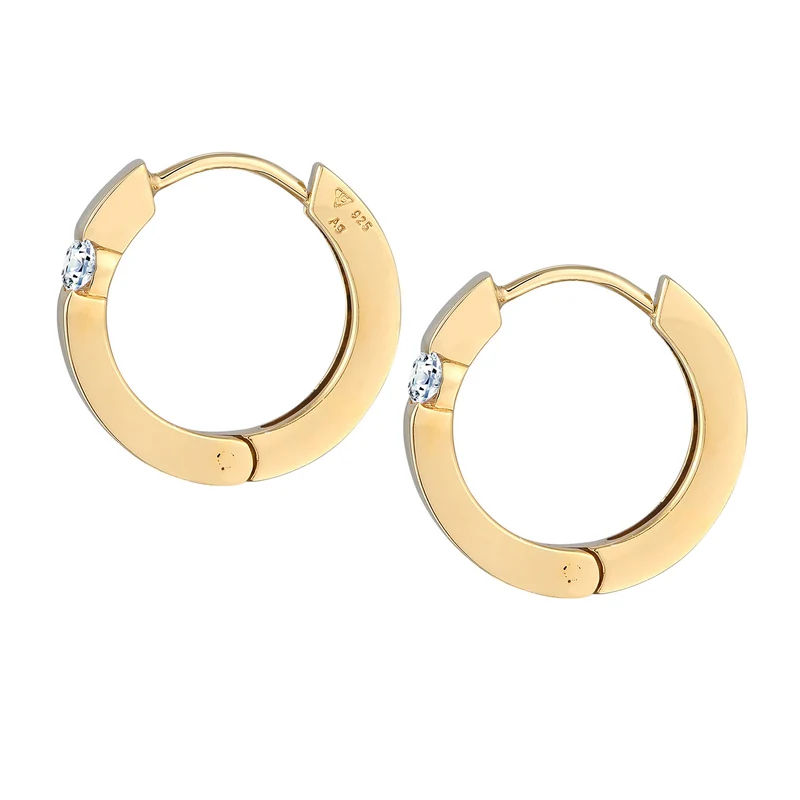 Creolen | Diamant (Weiß, 0.22 ct.)