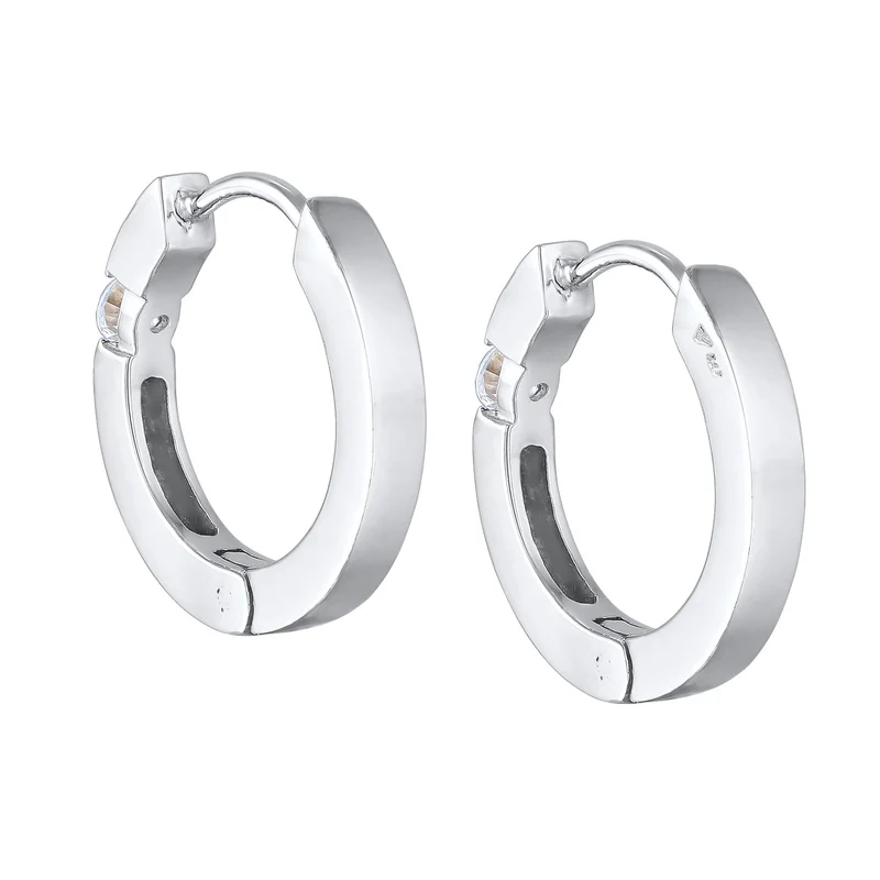 Creolen | Diamant (Weiß, 0.22 ct.)
