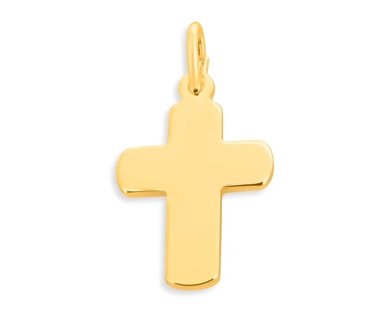 KREUZ ANHÄNGER VERGOLDET, KREUZ ZUR KOMMUNION, TAUFSCHMUCK