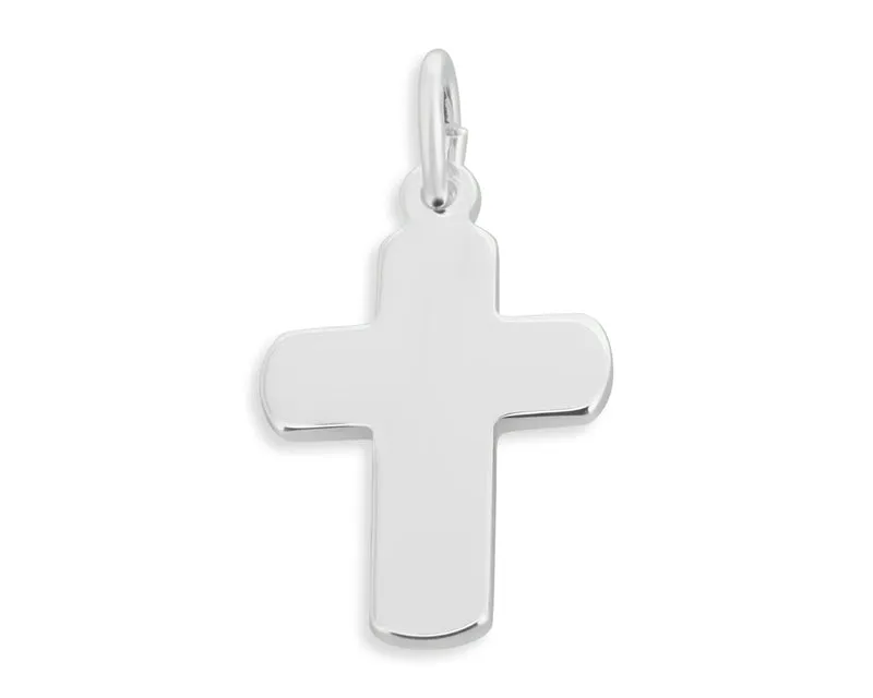 KREUZ KETTENANHÄNGER SILBER, TAUFGESCHENK, GESCHENK GEBURT