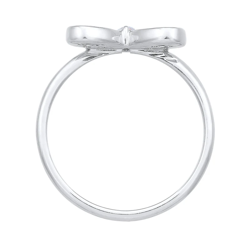 Ring Schmetterling | Zirkonia (Weiß)
