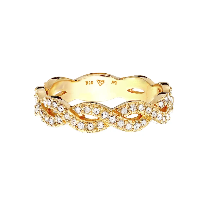 Ring Infinity | Mit Kristallen von Swarovski® (Weiß)