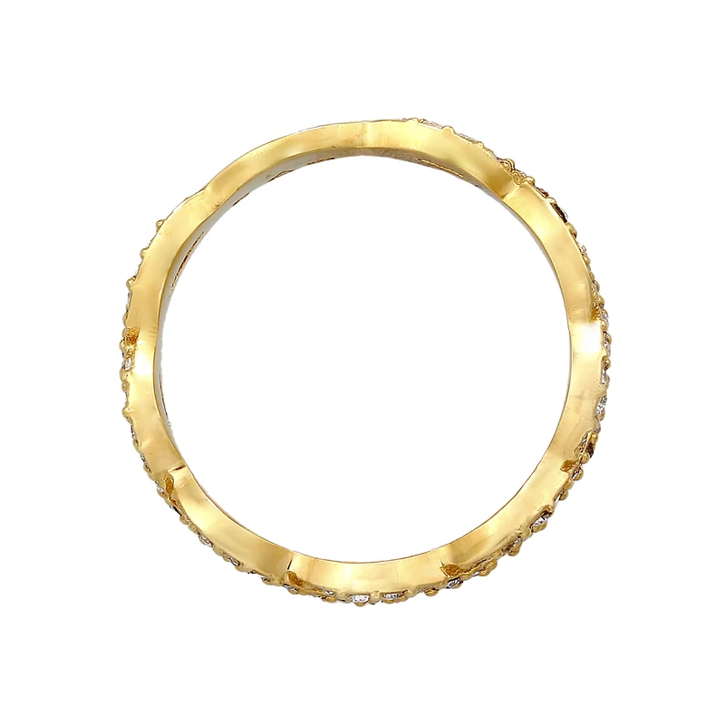 Ring Infinity | Mit Kristallen von Swarovski® (Weiß)