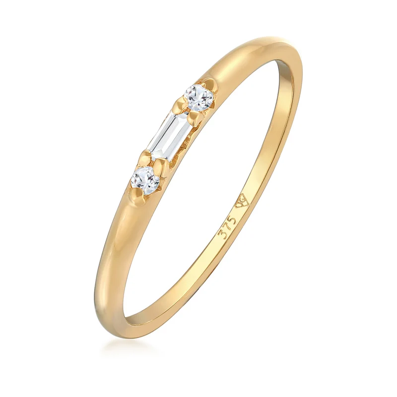 Ring Verlobung | Topas (Weiß)