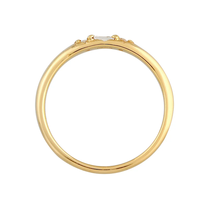 Ring Verlobung | Topas (Weiß)