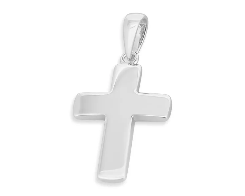 KREUZ ANHÄNGER 925 SILBER SILBERKREUZ KETTENANHÄNGER GESCHENK TAUFE SCHMUCK GRAVUR