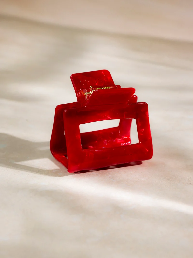 Classic Frame Haarklammer Red