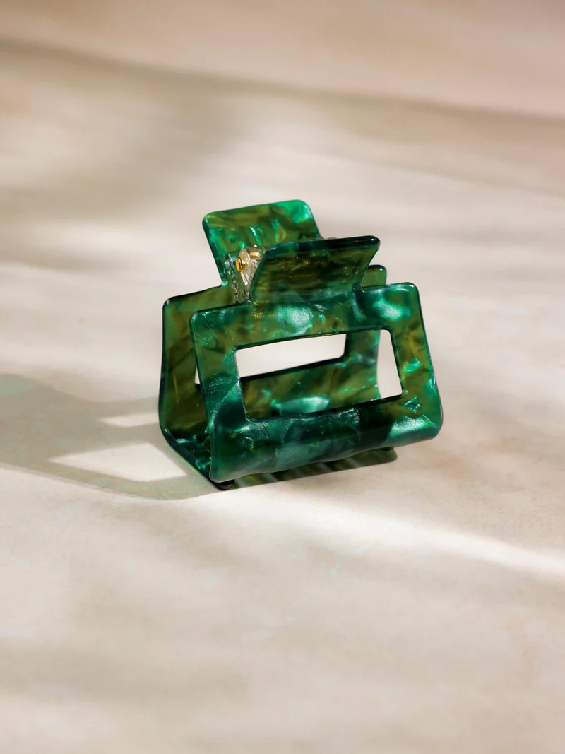 Classic Frame Haarklammer Dark Green