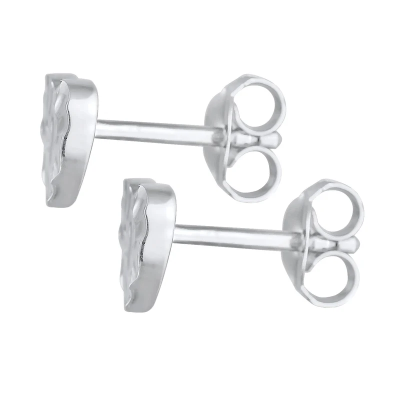 Ohrstecker Herz Organic