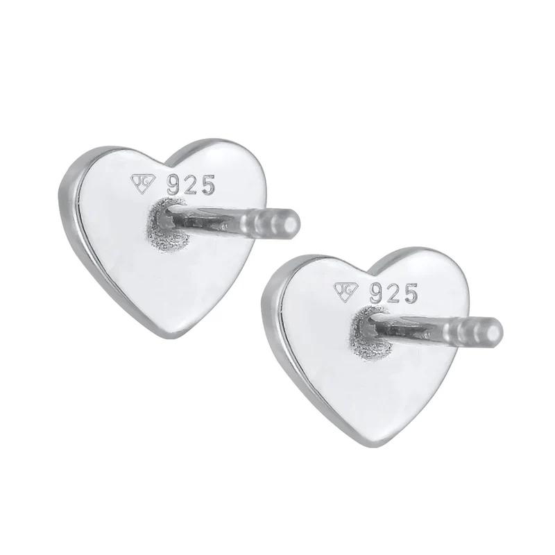 Ohrstecker Herz Organic