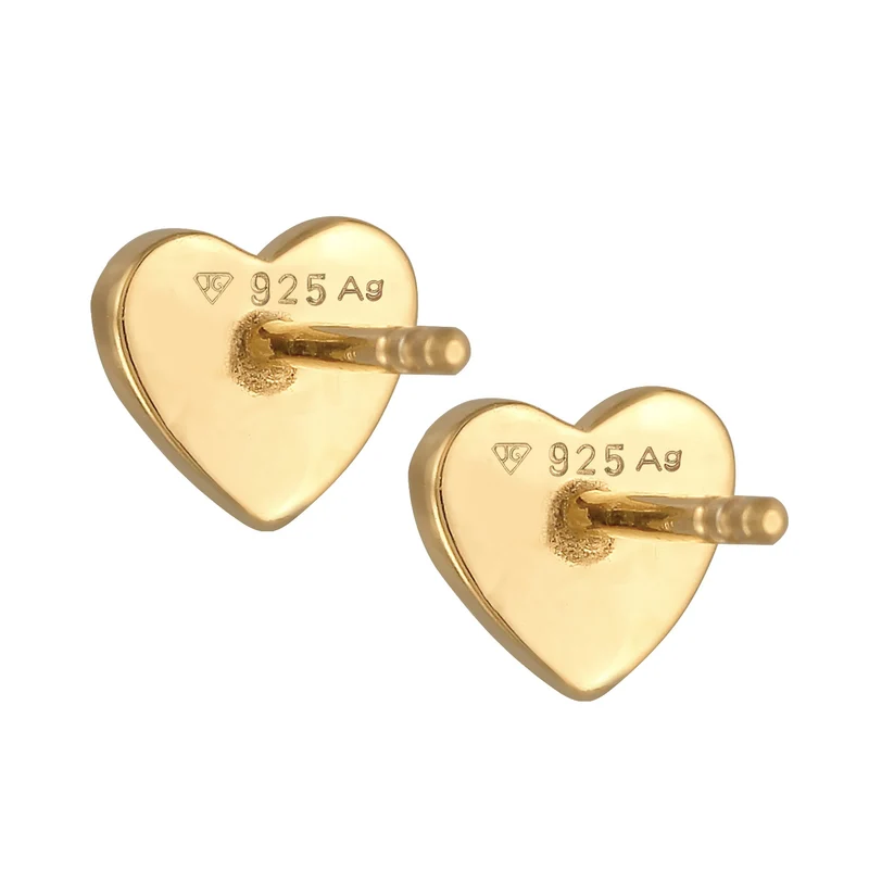 Ohrstecker Herz Organic