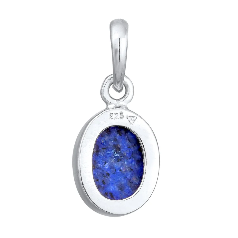 Anhänger Oval | Lapiz Lazuli (Blau)