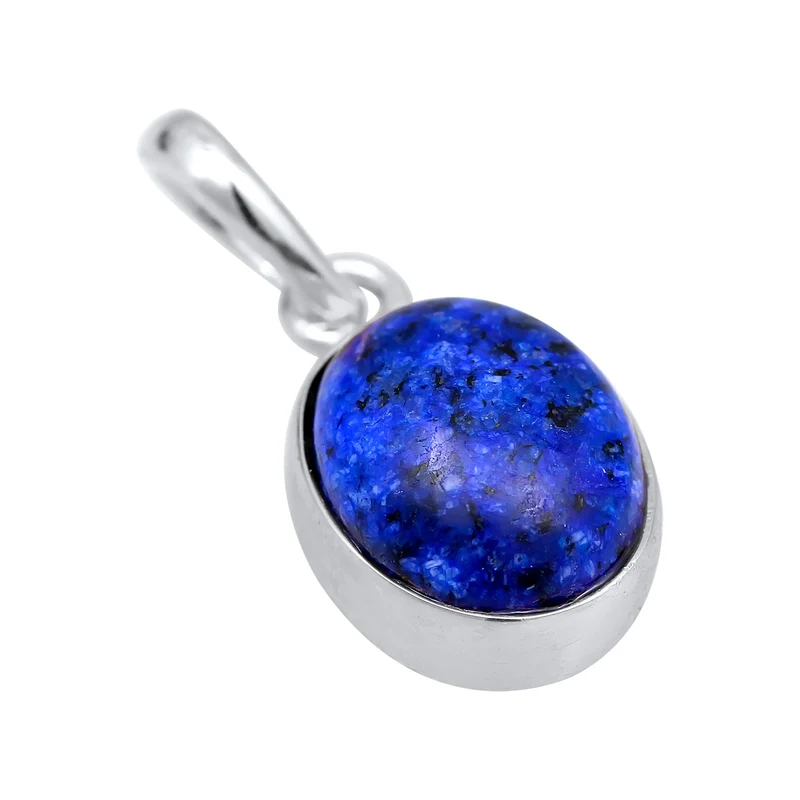 Anhänger Oval | Lapiz Lazuli (Blau)
