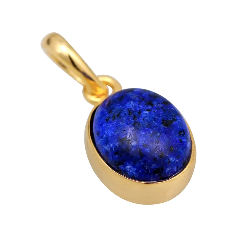 Anhänger Oval | Lapiz Lazuli (Blau)