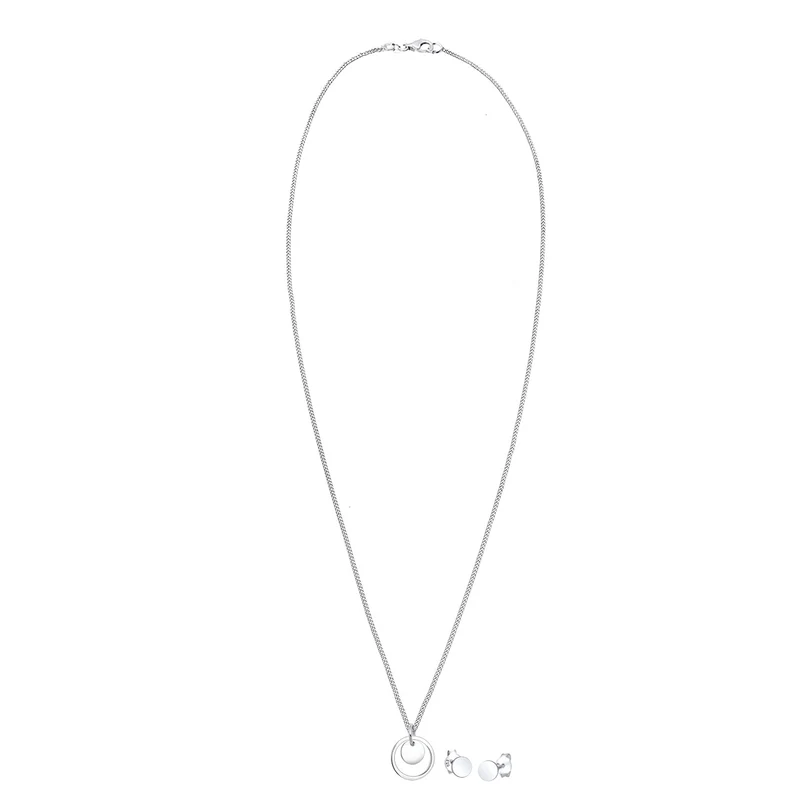 Schmuckset Plättchen Kreis