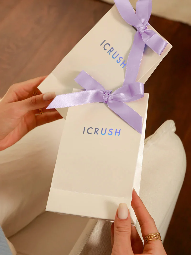 GESCHENKVERPACKUNG-Purple Ribbon