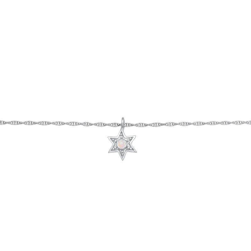 Choker Stern | Opal (Weiß)