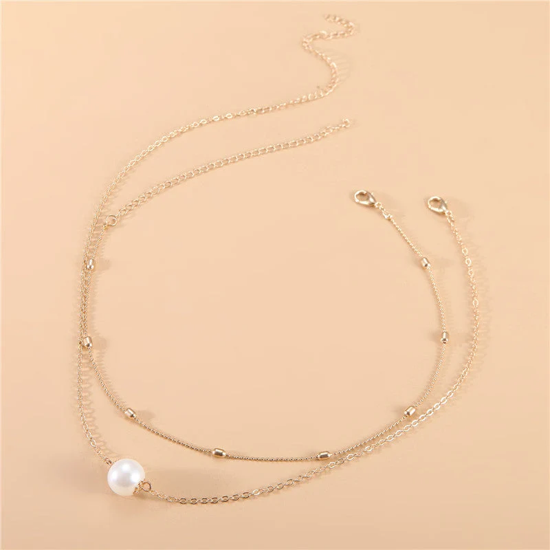 Vintage Layered Chain Halskette