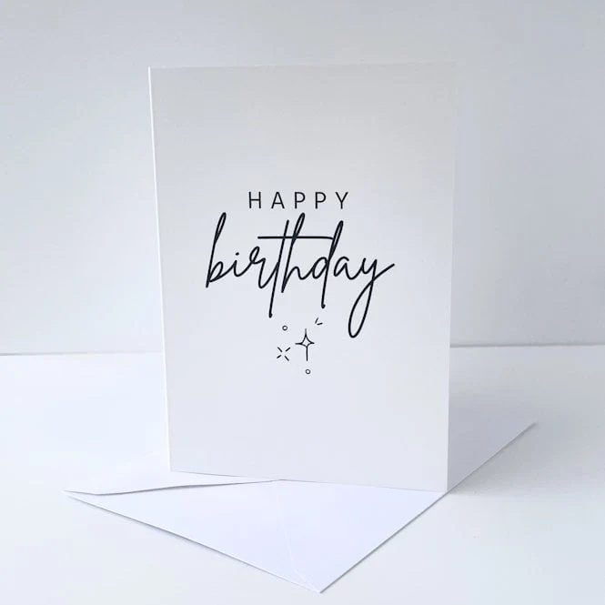 Greeting Card - Happy Birthday