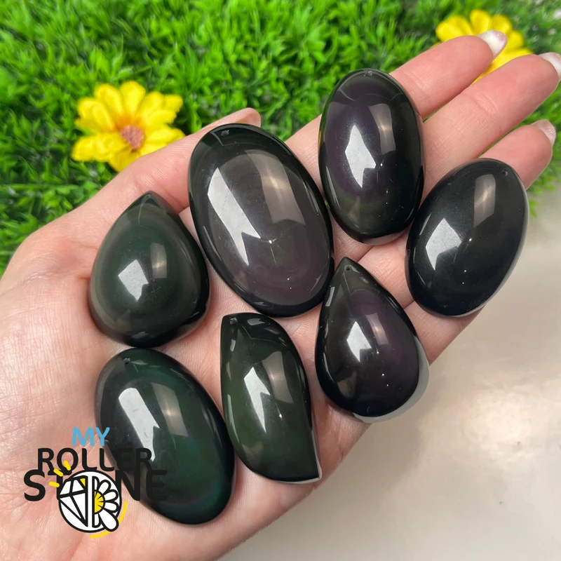5A Regenbogen-Obsidian-Anhänger (Himmlisches Auge)