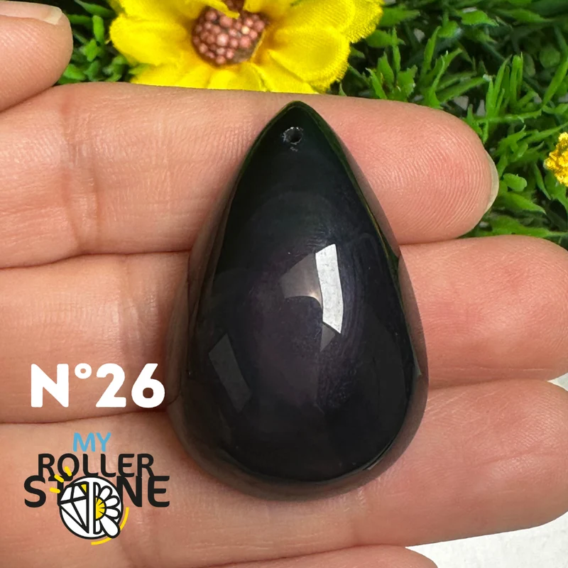 5A Regenbogen-Obsidian-Anhänger (Himmlisches Auge)
