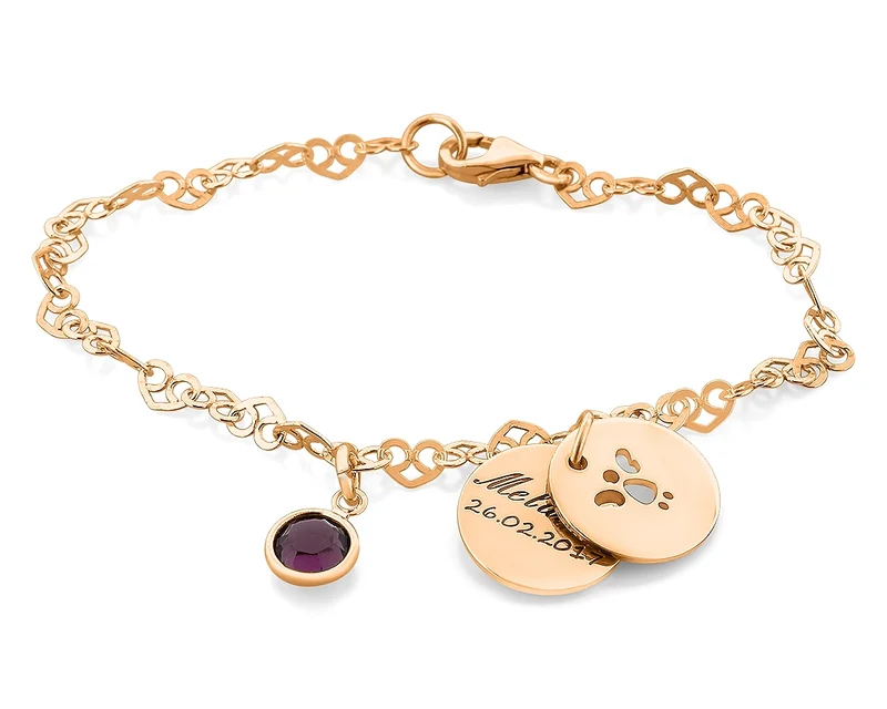 ARMBAND ZUR TAUFE MIT ENGEL UND GRAVUR TAUFSCHMUCK MÄDCHEN KOMMUNION