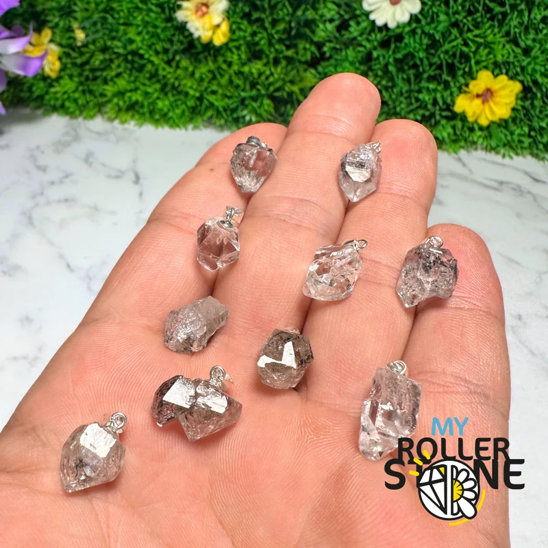 5A Herkimer Diamant Anhänger 925 Silber
