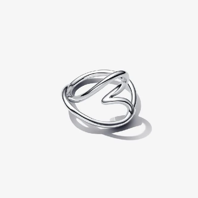Organically Shaped Heart Ring, Size 52